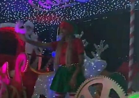 Caravana natalina encanta moradores de Campos dos Goytacazes