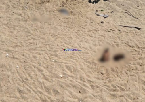 Corpo é encontrado parcialmente enterrado na areia em Farol de São Tomé Corpo é encontrado parcialmente enterrado na areia em Farol de São Tomé
