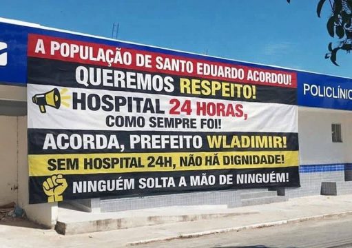 Fim do atendimento 24h na UPH de Santo Eduardo mobiliza comunidade Fim do atendimento 24h na UPH de Santo Eduardo mobiliza comunidade