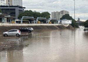 Nível do Rio Paraíba em Campos sobe e atinge o Cais da Lapa nesta segunda (09)