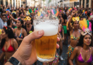 Secretaria de Saúde orienta foliões sobre consumo de álcool no carnaval Secretaria de Saúde orienta foliões sobre consumo de álcool no carnaval