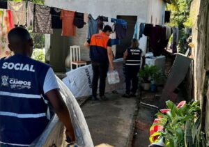 Defesa Civil intensifica ações após fortes chuvas e atende famílias atingidas em Campos