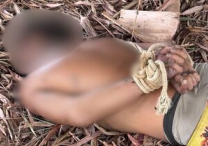 Homem é encontrado morto com as mãos amarradas