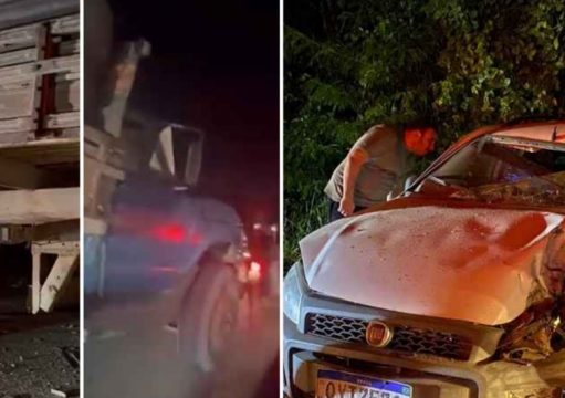 Idoso morre em colisão com caminhão na RJ-224, entre Campos e São Francisco Idoso morre em colisão com caminhão na RJ-224, entre Campos e São Francisco