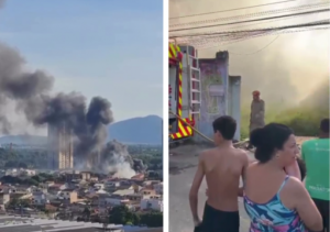 Incêndio é registrado em terreno baldio no Pq. Santo Amaro