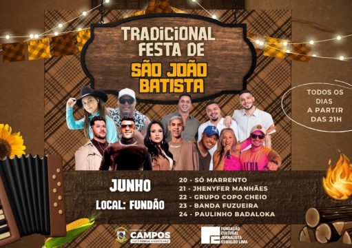 82ª Festa de São João Batista celebra tradição, fé e cultura em Campos 82ª Festa de São João Batista celebra tradição, fé e cultura em Campos