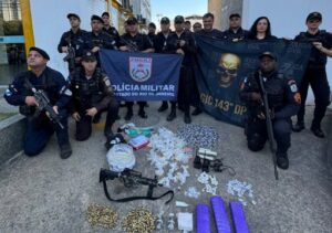 Operação policial termina com fuzil, granadas e drogas apreendidas em Itaperuna