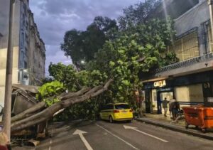 Ventos perdem força, mas Rio de Janeiro segue em alerta; ventania assustou moradores de Campos