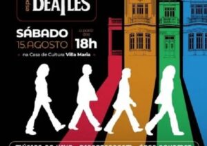 Encanto da Villa celebra os Beatles em noite de música, arte e homenagem na Casa de Cultura Villa Maria