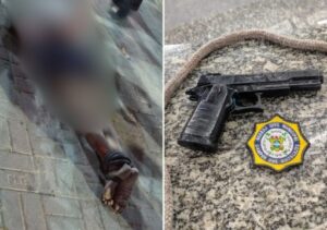 Homem é contido e agredido por populares após suspeita de roubo em Campos