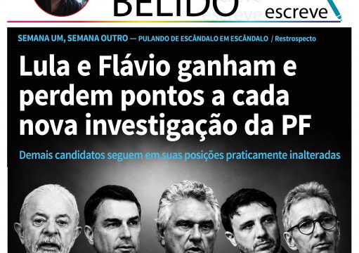 Lula e Flávio ganham e perdem pontos a cada nova investigação da PF Lula e Flávio ganham e perdem pontos a cada nova investigação da PF