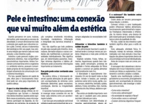 Pele e intestino: uma conexão que vai muito além da estética