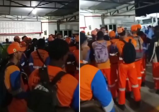 Profissionais da limpeza pública em Campos retomam serviços após manifestação e paralisação Profissionais da limpeza pública em Campos retomam serviços após manifestação e paralisação