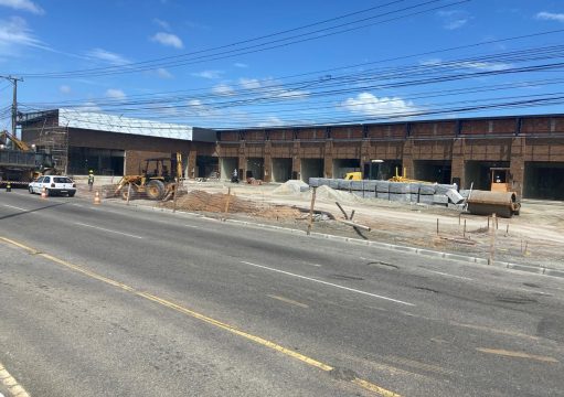 Obras do mall na Avenida Alberto Lamego quase concluídas e já tem até âncora Obras do mall na Avenida Alberto Lamego quase concluídas e já tem até âncora