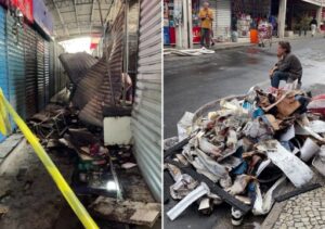 Sistema de prevenção fala e lojas do Shopping Popular pegam fogo