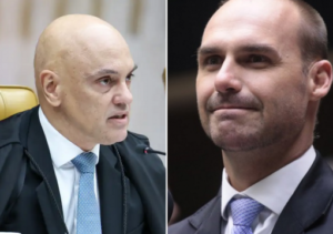 Moraes determina emissão de mandado de prisão contra Eduardo Bolsonaro