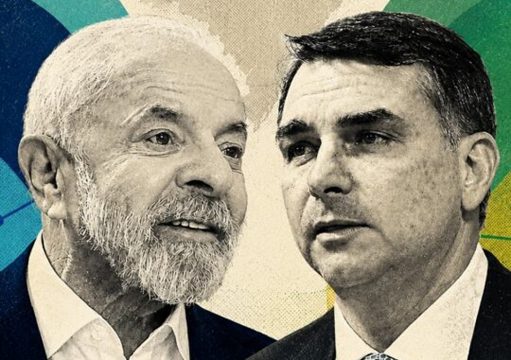 Pesquisa AtlasIntel divulgada nesta 6ª feira (9) dá 52,8% para Flávio e 47,2% para Lula Pesquisa AtlasIntel divulgada nesta 6ª feira (9) dá 52,8% para Flávio e 47,2% para Lula
